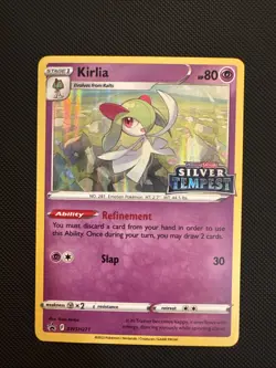 Kirlia Promo SWSH271 Sword & Shield Pokemon TCG Near Mint Silver Tempest Stamped - Image 1