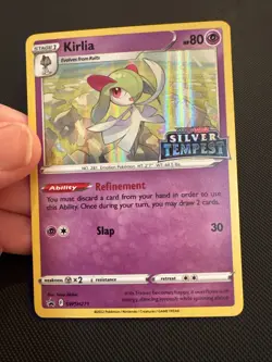 Kirlia Promo SWSH271 Sword & Shield Pokemon TCG Near Mint Silver Tempest Stamped - Image 2