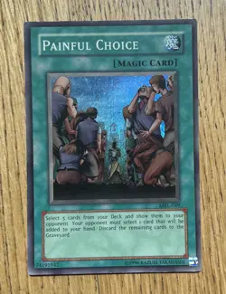 Painful Choice MRL-049 Super Rare YuGiOh - Image 1