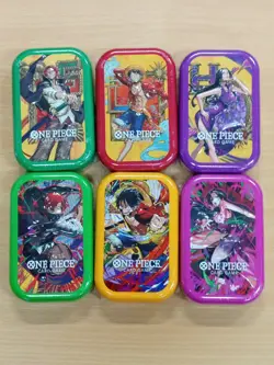 ONE PIECE MINI TIN Vol 3 TS-03 JAPANESE Asia Exclusive SET OF 6 SEALED - Image 1