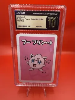 ✨✨✨ CGC 10 Pristine Jigglypuff Old Maid 2019 Japanese Card - Image 1