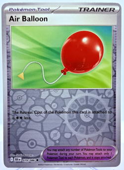 Air Balloon 79/86 Black Bolt Reverse Holo Pokemon Card NEAR MINT - Image 1