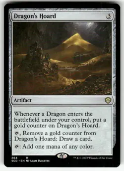 DRAGON'S HOARD #264 MTG STARTER COMMANDER DECKS RARE - Image 1