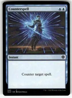 COUNTERSPELL #45 MTG STARTER COMMANDER DECKS COMMON - Image 1