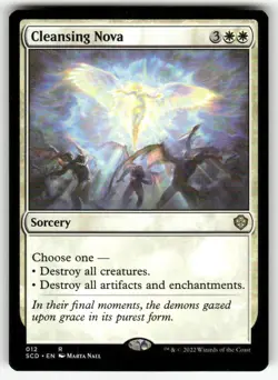 CLEANSING NOVA #12 MTG STARTER COMMANDER DECKS RARE - Image 1