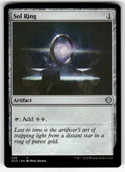 SOL RING #276 MTG STARTER COMMANDER DECKS UNCOMMON - Image 1
