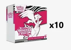 Case of x10 Pokemon TCG White Flare Elite Trainer Box ETB - New Sealed - In Hand - Image 2