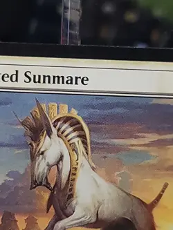 MTG Crested Sunmare Hour of Devastation MP Free Ship - Image 3