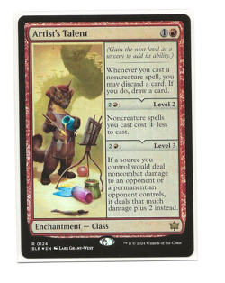 ARTIST'S TALENT FOIL Bloomburrow MTG English NM Magic - Image 1