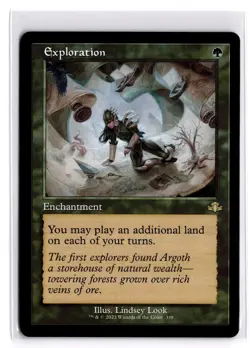 Exploration (Retro Frame) 339 Rare Dominaria Remastered Magic: The Gathering NM - Image 1