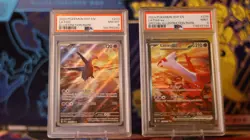 PSA Graded 2024 Pokemon SSP EN Latios ex #203 PSA 8 & Latias ex #239 PSA 9 - Image 3