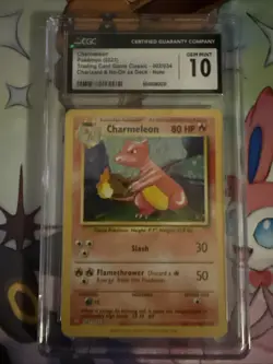 CGC 10 GEM MINT Charmeleon 002/034 CLC Classic Box Holo Rare Pokemon TCG 2023 - Image 1