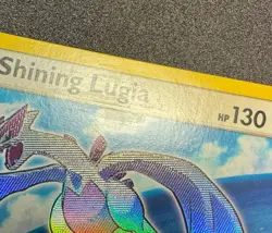 Shining Lugia SM82 Shining Legends Pokemon Sun & Moon Promo Light Play - Image 3