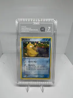 Pokemon TCG Psyduck 70/109 Team Rocket Returns Reverse Holo Basic HP50 TAG 7 - Image 1