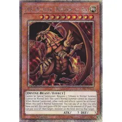 YUGIOH RA04-EN118 The Winged Dragon of Ra Platinum Secret Rare 1st Edition NM - Image 1