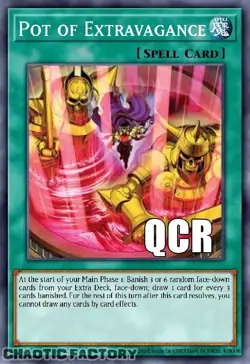 YUGIOH RA04-EN093 Pot of Extravagance ALT ART QCR ONLY Quarter Century Secret Ra - Image 1
