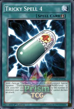 1st Ed Tricky Spell 4 LDK2-ENY26 Yugioh - Image 1