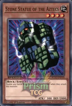 1st Ed Stone Statue of the Aztecs SGX2-END10 Yugioh - Image 1
