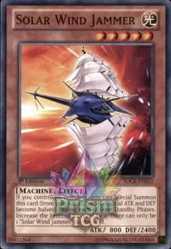 1st Ed Solar Wind Jammer SDCR-EN013 Yugioh - Image 1