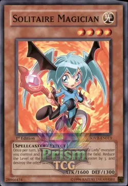 1st Ed Solitaire Magician SOVR-EN013 Yugioh - Image 1