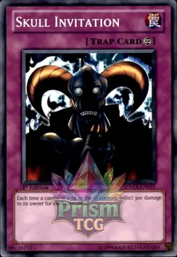1st Ed Skull Invitation SDMA-EN031 Yugioh - Image 1