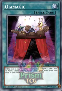 1st Ed Ojamagic LED2-EN029 Yugioh - Image 1