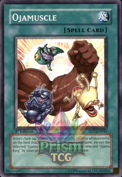 1st Ed Ojamuscle EEN-EN041 Yugioh - Image 1