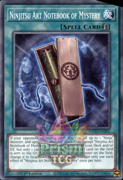 1st Ed Ninjitsu Art Notebook of Mystery MP23-EN201 Yugioh - Image 1