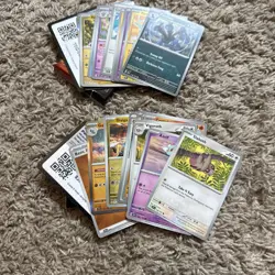 Pokemon TCG Scarlet And Violet Surging Sparks Lot of 2 OPENED PACKS - Image 2