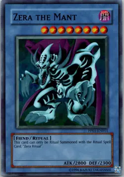 Yugioh Zera the Mant PP01-EN011 Super Rare NM - Image 1