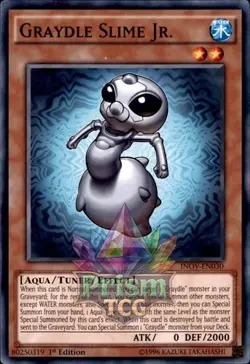 1st Ed Graydle Slime Jr. INOV-EN030 Yugioh - Image 1