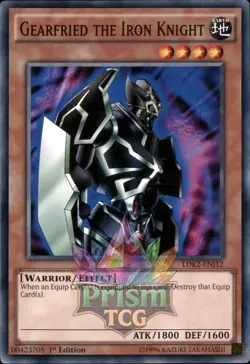 1st Ed Gearfried the Iron Knight LDK2-ENJ12 Yugioh - Image 1