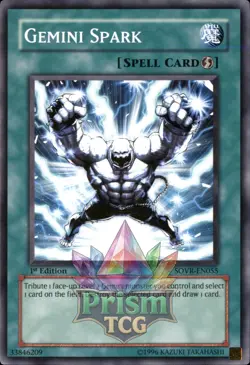 1st Ed Gemini Spark SOVR-EN055 Yugioh - Image 1