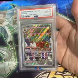 Twilight Masquerade Sv06 Illustration #170/167 Dipplin PSA 10 Rare Pokemon TCG - Image 1