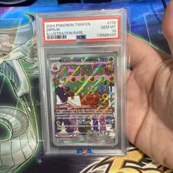 Twilight Masquerade Sv06 Illustration #170/167 Dipplin PSA 10 Rare Pokemon TCG - Image 2