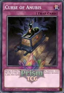 1st Ed Curse of Anubis LDK2-ENJ40 Yugioh - Image 1