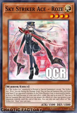 YUGIOH RA04-EN031 Sky Striker Ace - Roze QCR ONLY Quarter Century Secret Rare 1s - Image 1