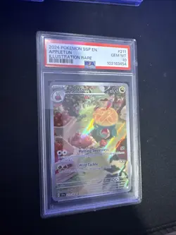 Pokemon PSA 10 Appletun IR Scarlet & Violet Surging Sparks 211/191 - Image 1