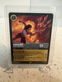 Disney Lorcana Namaari Single-Minded Rival 198/204 Raya and the Last Dragon Card - Image 1