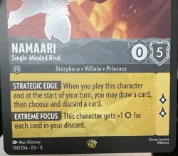 Disney Lorcana Namaari Single-Minded Rival 198/204 Raya and the Last Dragon Card - Image 5