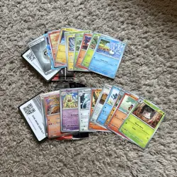 Pokemon TCG Scarlet And Violet Surging Sparks Lot of 2 OPENED PACKS - Image 2