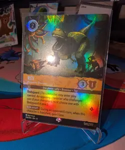 Disney Lorcana: Wilds Unknown — Rex, Protective Dinosaur (Enchanted/Foil) - Image 2