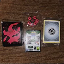 Pokemon Astral Radiance Deck Protector Sleeves, Dice, Code Card Bundle - Darkrai - Image 1