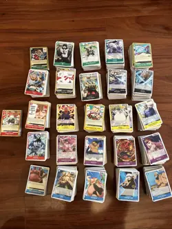 ONE PIECE TCG 2370 CARD GAME BULK LOT OP01-OP08 NEAR MINT/MINT ENGLISH - Image 1