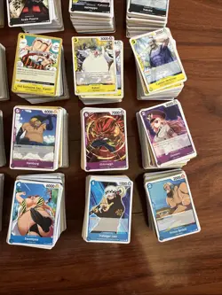 ONE PIECE TCG 2370 CARD GAME BULK LOT OP01-OP08 NEAR MINT/MINT ENGLISH - Image 2