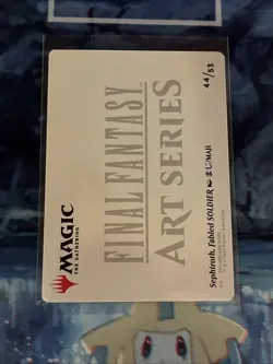 Sephiroth, Fabled SOLDIER Art Card (Gold-Stamped Signature) FINAL FANTASY - Image 2