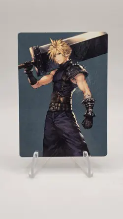 Cloud Ex-SOLDIER Art Card 50/53 Signature Art Series: FINAL FANTASY Gold Stamped - Image 1
