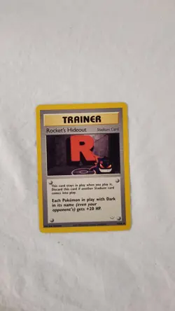 Rocket's Hideout 63/64. Regular. Non Holo 2000. Trainer Card. - Image 1