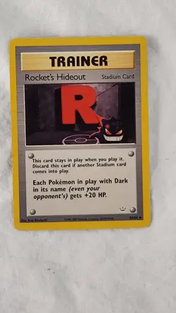 Rocket's Hideout 63/64. Regular. Non Holo 2000. Trainer Card. - Image 4