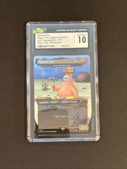 2025 MTG Patrick Star Borderless Foil Secret Lair x SpongeBob 1931 Gem CGC 10 - Image 1